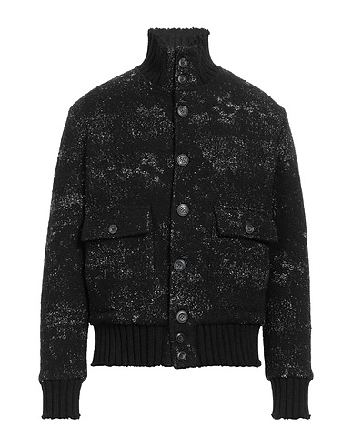 MESSAGERIE Bomber Black 46% Wool, 18% Hemp, 17% Acrylic, 12% Polyester, 7% Virgin Wool