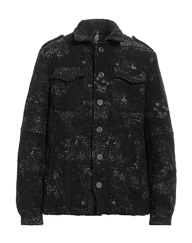 MESSAGERIE Jacket Black 46% Wool, 18% Hemp, 17% Acrylic, 12% Polyester, 7% Virgin Wool