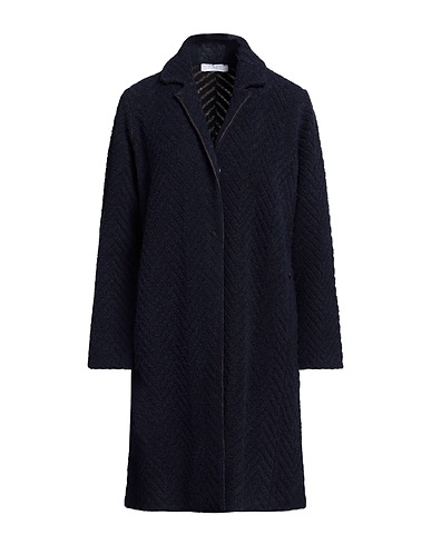 TONET Coat Navy blue 90% Merino Wool, 10% Polyamide