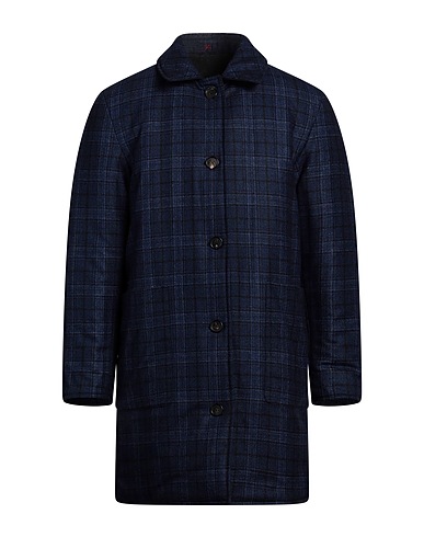 ISAIA Coat Midnight blue 60% Wool, 40% Polyamide