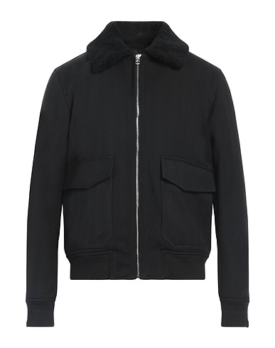 RAG & BONE Jacket Black 40% Polyester, 32% Polyacrylic, 28% Virgin Wool, Shearling
