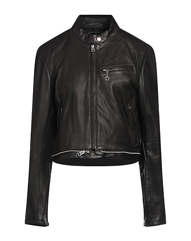 RAG & BONE Biker jacket Black Lambskin