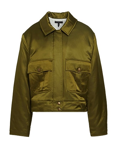 RAG & BONE Jacket Military green 58% Cotton, 42% Rayon, Polyester