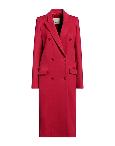 ISABEL MARANT Coat Fuchsia 83% Virgin Wool, 15% Cashmere, 2% Polyamide