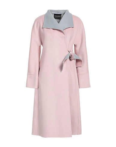 EMPORIO ARMANI Abrigo Rosa 90% Lana, 10% Cachemir