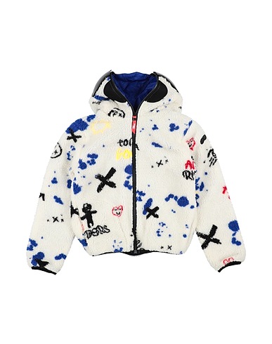 AI RIDERS Teddy Coat Bianco 100% Poliestere