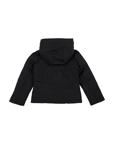 BOMBOOGIE Shell jacket Black 96% Recycled polyester, 4% Elastane