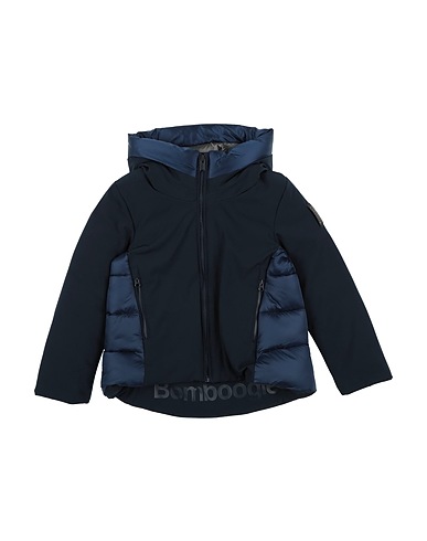 BOMBOOGIE Shell jacket Navy blue 96% Polyester, 4% Elastane, Nylon