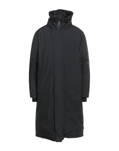HERNO Shell jacket Black 100% Polyester, Polypropylene, Polyamide, Elastane
