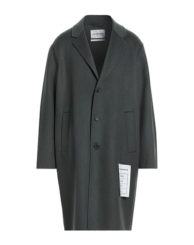 AMARANTO Manteau long VERDE SCURO 90% Laine, 5% Cachemire, 5% Autres fibres