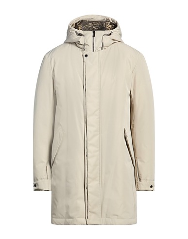 MOORER Shell jacket Taupe 70% Polyester, 30% Cotton