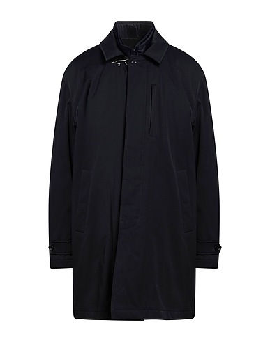 FAY Coat Midnight blue 68% Polyester, 32% Cotton