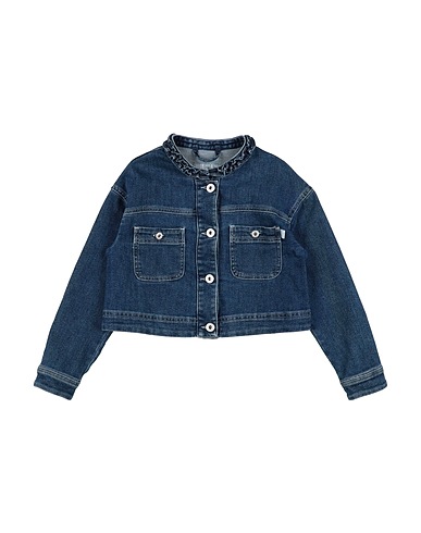 IL GUFO Denim jacket Blue 88% Cotton, 10% Polyester, 2% Elastane
