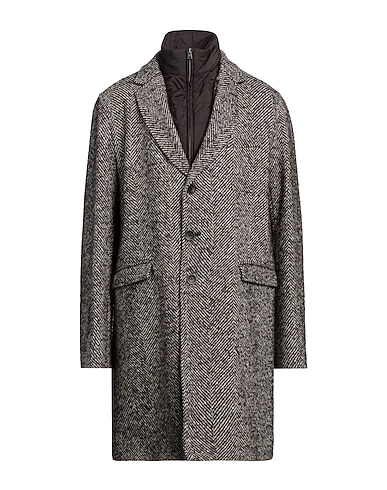 HERNO Cappotto Testa di moro 58% Lana riciclata, 16% Acrilico, 13% Poliammide, 9% Poliestere, 4% Lana di alpaca