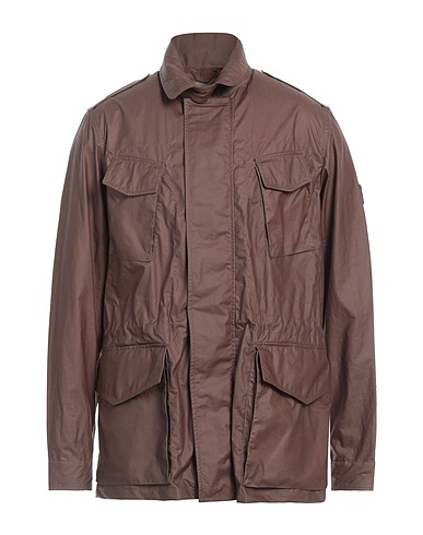 HISTORIC Jacket Dark brown 100% Cotton