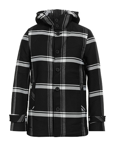 PATRIZIA PEPE Coat Black 45% Acrylic, 34% Polyester, 17% Wool, 4% Other Fibres