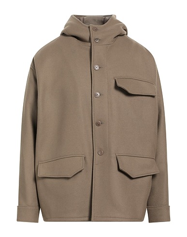 COSTUMEIN Coat Khaki 100% Virgin Wool