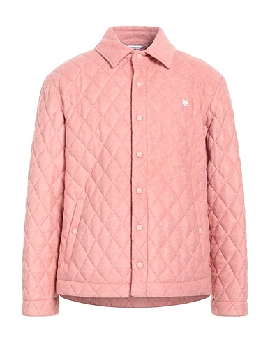MANUEL RITZ Shell jacket Pink 56% Polyester, 28% Virgin Wool, 16% Acrylic