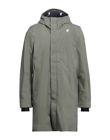 K-WAY Full-length jacket Military green 100% Polyester