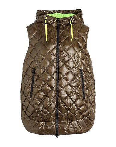 HERNO Vest Military green 100% Polyamide