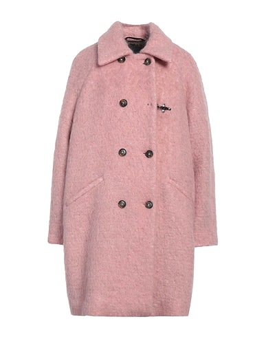 FAY Coat Pink 33% Wool, 32% Polyester, 18% Mohair wool, 17% Alpaca wool