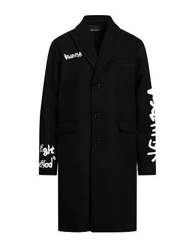 DISCLAIMER Coat Black 83% Polyester, 15% Rayon, 2% Elastane