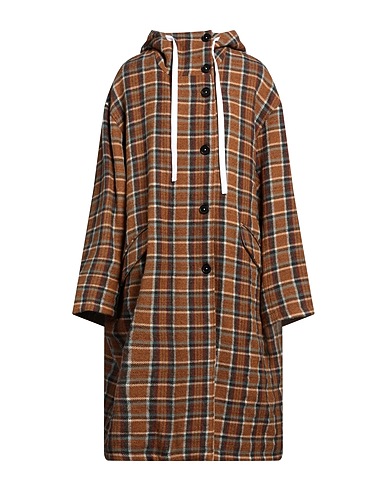 MASSIMO ALBA Coat Brown 100% Virgin Wool