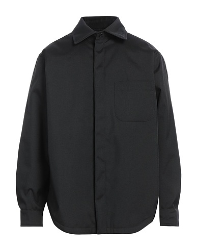 ROLD SKOV Camicia tinta unita Nero 100% Poliammide