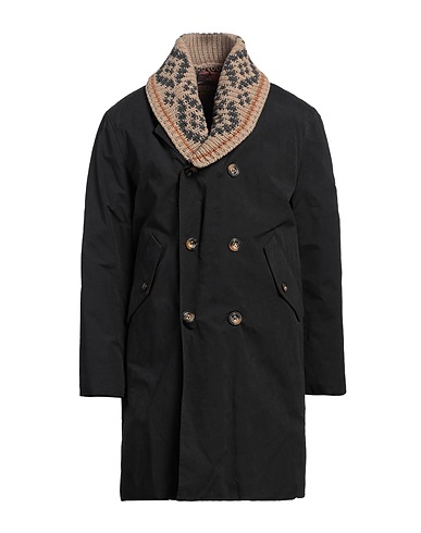 BAZAR DELUXE Coat Navy blue 45% Cotton, 39% Polyester, 16% Nylon