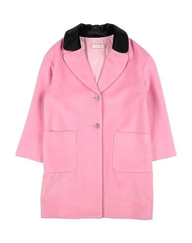 MONNALISA Coat ROSA 75% Polyester, 25% Wool, Elastane