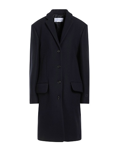 OFF-WHITE™ Coat Midnight blue 75% Virgin Wool, 25% Polyamide