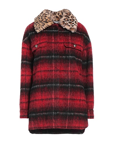 LIU •JO Mantel Rot 35% Acryl, 30% Wolle, 25% Polyester, 10% Alpakawolle