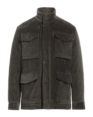 FAY Cappotto Verde scuro 75% Lana, 25% Poliammide