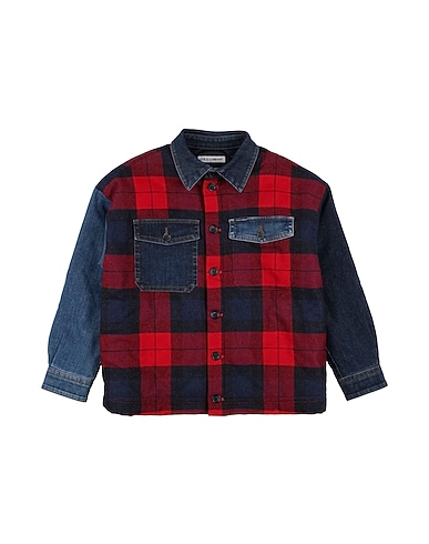 DOLCE&GABBANA Patterned shirt 48% Wool, 39% Cotton, 12% Polyamide, 1% Elastane