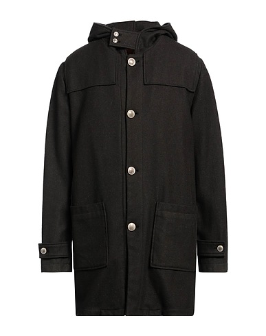 SANTANIELLO Coat Military green 80% Cashmere, 20% Polyamide
