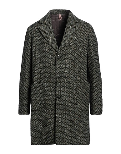 SANTANIELLO Cappotto Verde 37% Lana, 24% Poliestere, 24% Acrilico, 11% Seta, 4% Poliammide