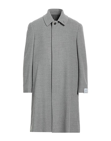 CARUSO Full-length jacket Grey 100% Wool