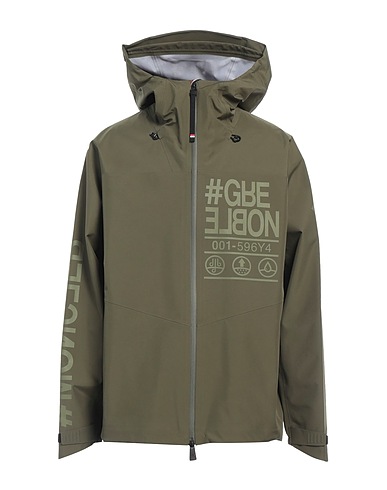 MONCLER GRENOBLE Αδιάβροχο Στρατιωτικό πράσινο 100% Πολυεστέρας