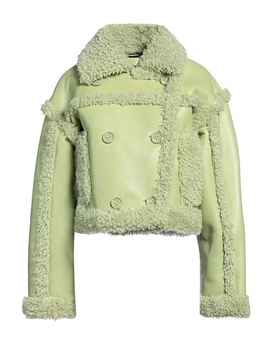 STAND STUDIO Fausse fourrure Vert clair 100% Polyuréthane, Polyester