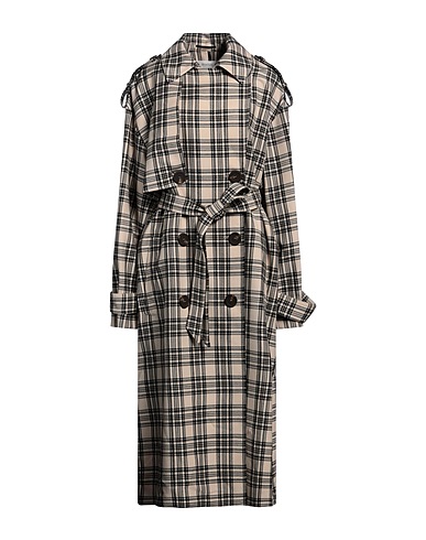SPORTMAX Double breasted pea coat Beige 100% Virgin Wool