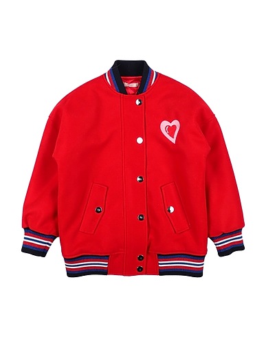 LIU •JO Jacket Red 50% Polyester, 45% Acrylic, 5% Wool, Elastane