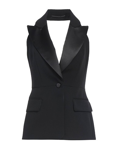 MAX MARA Giacca Nero 98% Lana Vergine, 2% Elastan, Poliestere