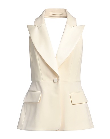MAX MARA Giacca Panna 98% Lana Vergine, 2% Elastan, Poliestere