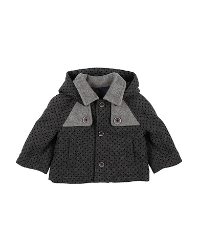 MONNALISA Coat ANTRACITE 65% Wool, 31% Polyester, 4% Other Fibres