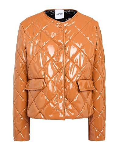 ASPESI Shell jacket Camel 89% Polyamide, 11% Elastane