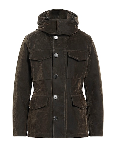 PEUTEREY Jacket Dark green 90% Cotton, 10% Viscose