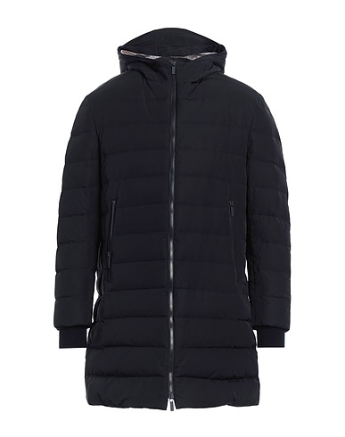 THOM BROWNE Shell jacket Midnight blue 100% Polyester, Polyamide