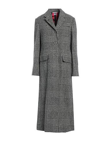 THOM BROWNE Coat Black 100% Wool