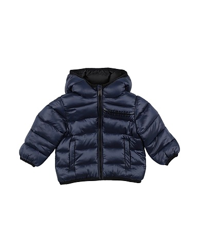 BIKKEMBERGS Shell jacket Navy blue 100% Polyester