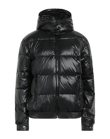 TWINSET Shell jacket Black 100% Polyamide